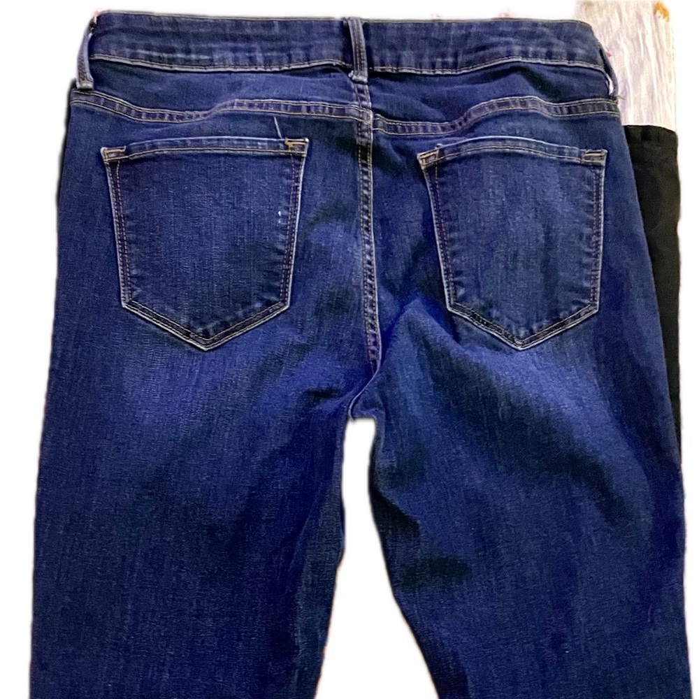 Women's Old Navy High-rise Flare Jeans 8 - Picture 3 of 5